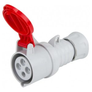 Розетка переносна IEC 309 HP 3P+PE 32A 400В IP44, GEWISS