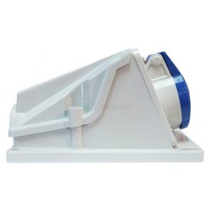 Розетка стаціонарна 90° IEC 309 HP 2P+PE 16A 230В IP44, GEWISS