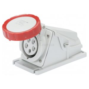 Розетка стаціонарна 90° IEC 309 HP 3P+N+PE 16A 400В IP67, GEWISS