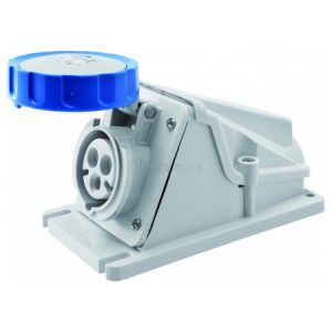 Розетка стаціонарна 90° IEC 309 HP 2P+PE 32A 230В IP67, GEWISS