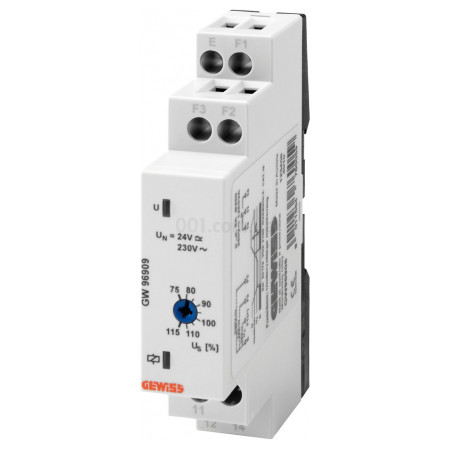 Реле контролю зниженої напруги трифазне 230/400В AC, GEWISS