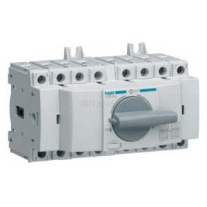 Перемикач модульний HIM402 трипозиційний (I-0-II) 4P 20А, Hager