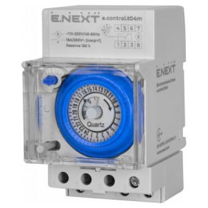 Таймер електромеханічний добовий e.control.t04m, E.NEXT