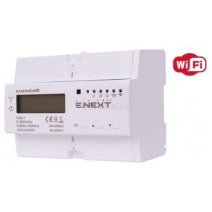Лічильник трифазний e.control.w10 10(80)А електронний клас 1.0 (внутрішній облік) багатофункціональний, E.NEXT