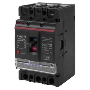 Шафовий автоматичний вимикач e.industrial.ukm.125Re.125 з електронним розчеплювачем 3P 125А, E.NEXT