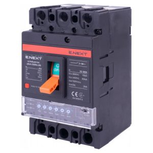 Шафовий автоматичний вимикач e.industrial.ukm.125Re.80 з електронним розчіплювачем 3P 80А, E.NEXT