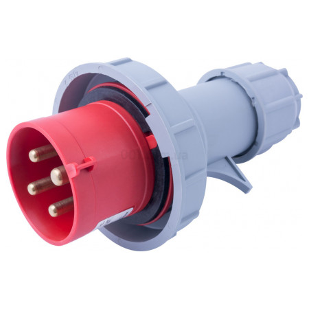 Силова вилка переносна e.plug.024.32.67 3P+PE 32А 400В IP67, E.NEXT