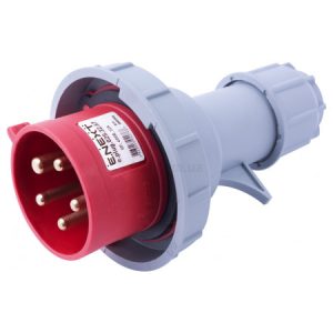 Силова вилка переносна e.plug.025.32.67 3P+N+PE 32А 400В IP67, E.NEXT