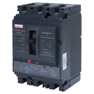 Шафовий автоматичний вимикач e.industrial.ukm.100R.63 з регулюванням 3P 63А, E.NEXT