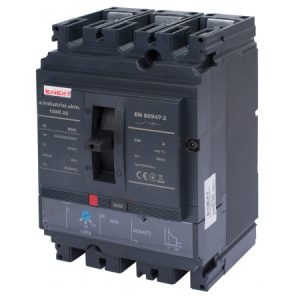 Шафовий автоматичний вимикач e.industrial.ukm.100R.80 з регулюванням 3P 80А, E.NEXT