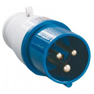 Вилка ССИ-013 переносна 2P+PE 16А 220В IP44, IEK