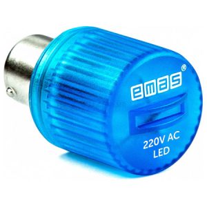 Світлодіод 220В синій, EMAS