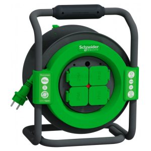 Подовжувач на котушці 40м 3×1,5 мм² IP44, Schneider Electric