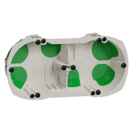 Коробка установча 2-місна для порожнистих стін Multifix Air, Schneider Electric