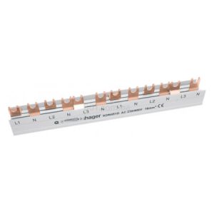 Шина з'єднувальна 3P+N 16мм² 12M FORK, Hager