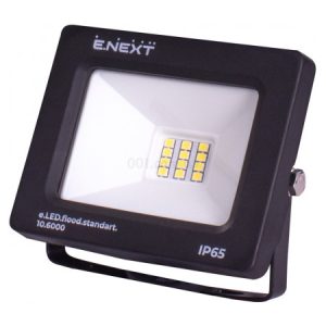 Прожектор світлодіодний 10Вт 6000К e.LED.flood.stand.10.6000, E.NEXT