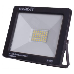Прожектор світлодіодний 30Вт 6000К e.LED.flood.stand.30.6000, E.NEXT