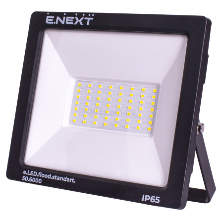 Прожектор світлодіодний 50Вт 6000К e.LED.flood.stand.50.6000, E.NEXT