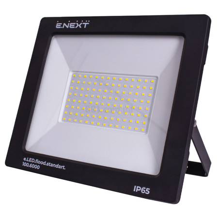 Прожектор світлодіодний 100Вт 6000К e.LED.flood.stand.100.6000, E.NEXT