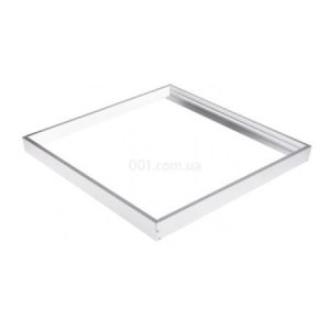 Рамка для монтажу на поверхню e.LED PANEL.600.frame.white 600×600мм біла, E.NEXT