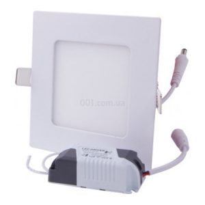 Світильник світлодіодний вбудовуваний 6Вт квадрат 4500К e.LED.MP.Square.R.6.4500, E.NEXT