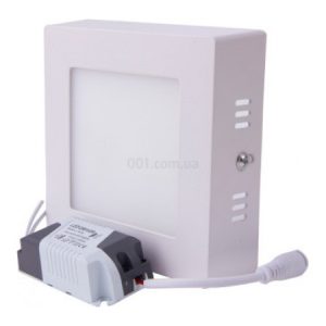 Світильник світлодіодний накладний 6Вт квадрат 4500К e.LED.MP.Square.S.6.4500, E.NEXT