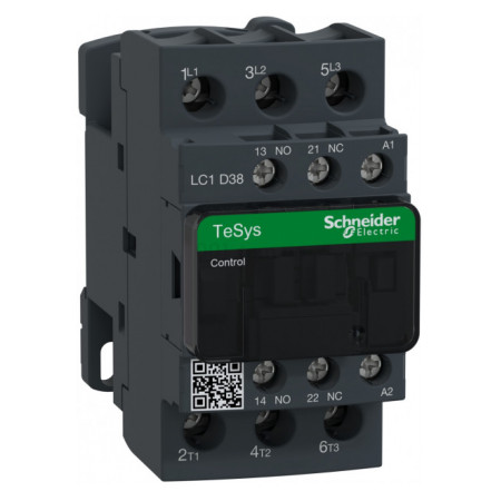 Контактор TeSys D 3P 38A 1НВ+1НЗ 220В AC, Schneider Electric