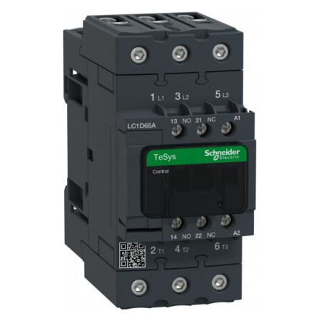 Контактор TeSys D 3P 65A 1НВ+1НЗ 220В AC, Schneider Electric