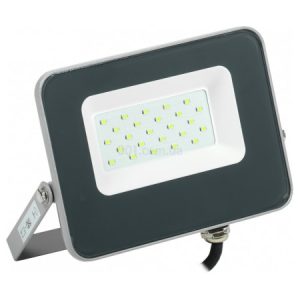 Прожектор LED СДО 07-20G (20Вт) світлодіодний (LED) green IP65 сірий, IEK
