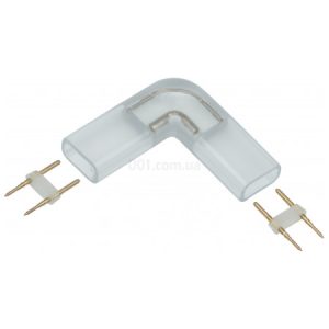 Конектор MONO 12мм кутовий (роз'єм - роз'єм) для LED стрічки ALFA (5 шт.), IEK