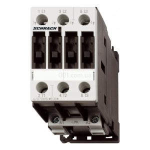 Контактор 3P 9А 4кВт 24В DC габарит 0, SCHRACK (Австрія)