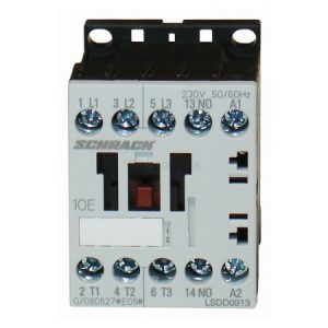 Контактор 3P 9А 4кВт 230В AC 1НВ габарит 00, SCHRACK (Австрія)