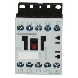 Контактор 3P 9А 4кВт 230В AC 1НЗ габарит 00, SCHRACK (Австрія)