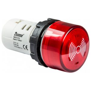 Зумер моноблочний зі світловою індикацією на 220V AC, EMAS
