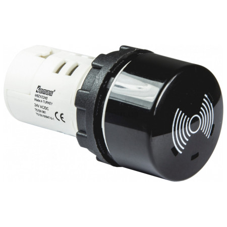 Зумер моноблочний без світлової індикації на 24V AC/DC, EMAS