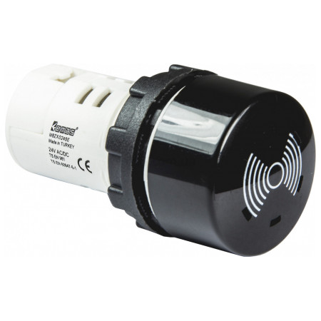 Зумер моноблочний без світлової індикації на 24V AC/DC IP65, EMAS