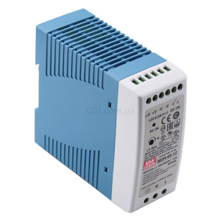 Блок живлення MDR-40-12 40Вт AC230В/DC12В, MEAN WELL