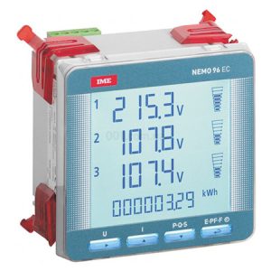 Модуль аналізатора параметрів мережі EASYCONNECT 96×96 RS485 ModBus Aux саможивлення, IME