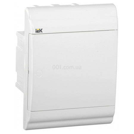Бокс ЩРВ-П-4 вбудовуваний 4 модулі IP41 PRIME з білими дверима, IEK