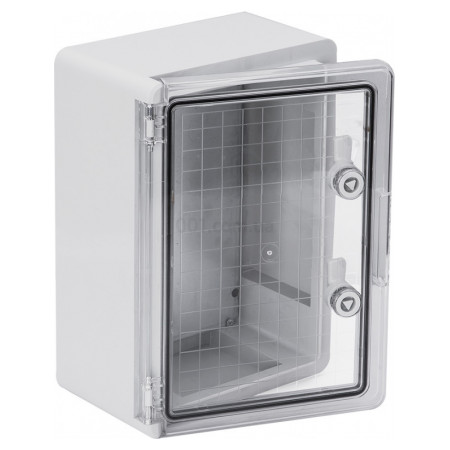 Корпус пластиковый ЩМПп 350×250×150 мм прозорі двері УХЛ1 IP65, UЕК