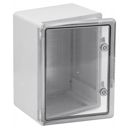 Корпус пластиковый ЩМПп 400×300×220 мм прозорі двері УХЛ1 IP65, UЕК