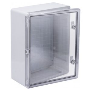 Корпус пластиковый ЩМПп 500×400×180 мм прозорі двері УХЛ1 IP65, UЕК