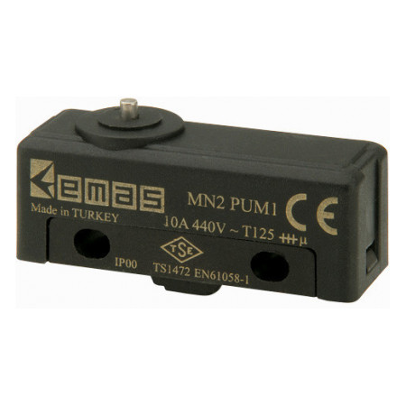Міні-вимикач з металевим штирем MN2, EMAS