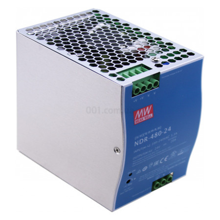 Блок живлення NDR-480-24 480Вт AC230В/DC24В, MEAN WELL