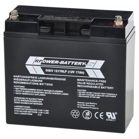 Акумулятор 12V 17Ah RPower OGiV, SCHRACK (Австрія)
