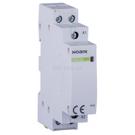 Контактор модульний Ex9CH20 02 20А 220/230V 2НЗ, NOARK
