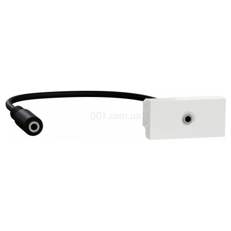 Розетка Mini Jack (1 модуль) Unica New біла, Schneider Electric
