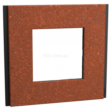 Рамка 1-постова Unica Deco Material теракотова, Schneider Electric