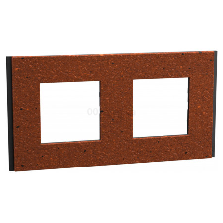 Рамка 2-постова Unica Deco Material теракотова , Schneider Electric