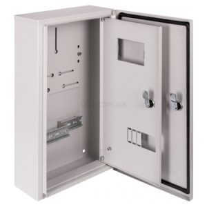 Корпус обліку металевий e.mbox.pro.n.f3.9 IP54 навісний під 3ф лічильник 9 модулів, E.NEXT
